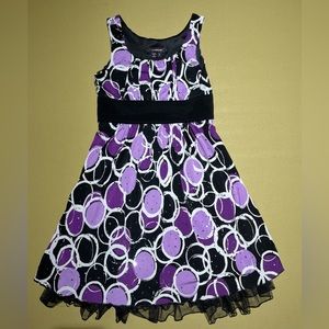 my michelle girls dress size 7 with tie back.